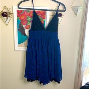 Lacey flowy mini dress